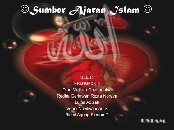 Sumber ajaran islam