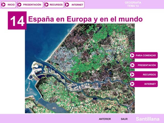 Tema 14 ESPAÑA EN EUROPA Y EL MUNDO