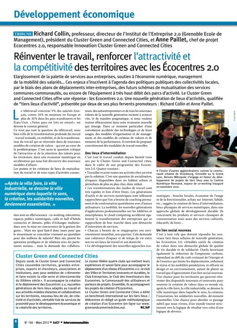 Tribune eco-centres-interco