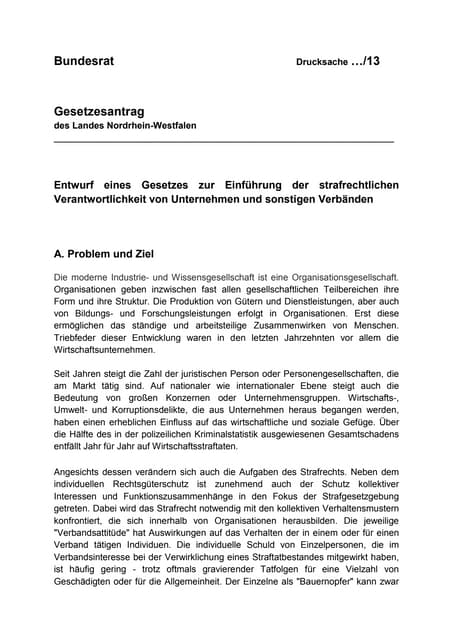 Unternehmensstrafrecht in Deutschland Beratung und Prävention