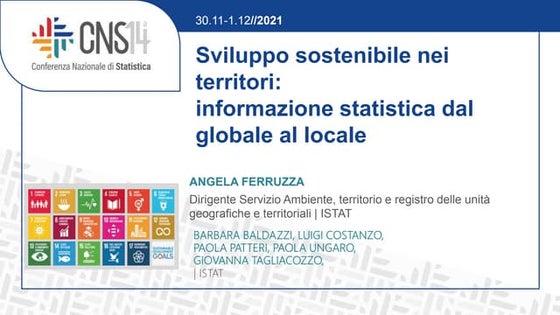 14a Conferenza Nazionale di Statistica