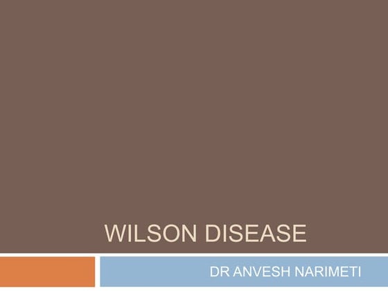 Wilson disease