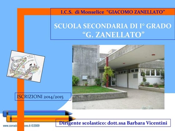 Zanellato iscrizioni 2014 2015   1