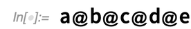 a@b@c@d@e