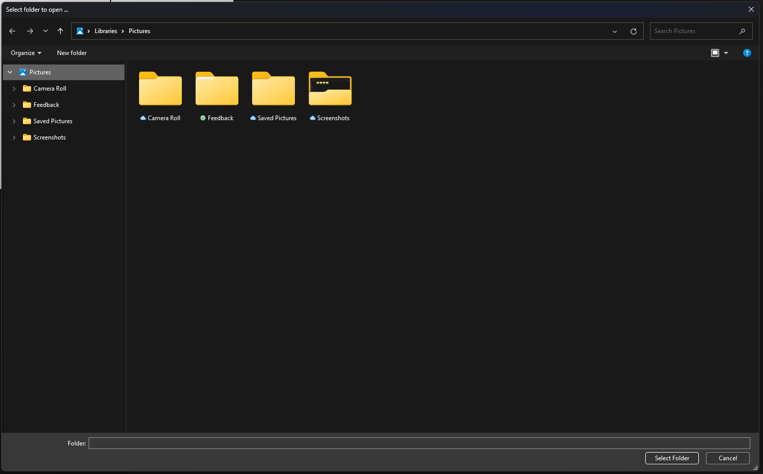 Screenshot showing use of RootDirectory property