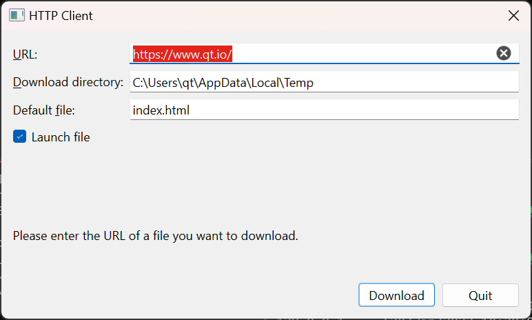 There are many examples that demonstrate the capabilities of Qt Network