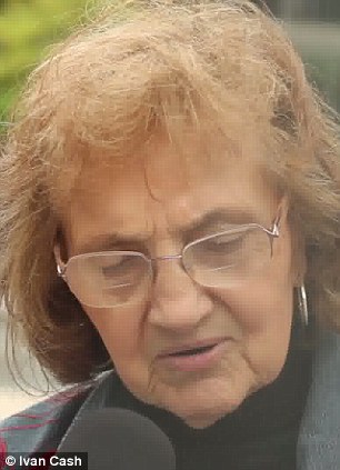 This woman shared a picture of her husband's grave stone, which she took during a visit with her grandson and her son. She told Mr Cash her husband died five years ago
