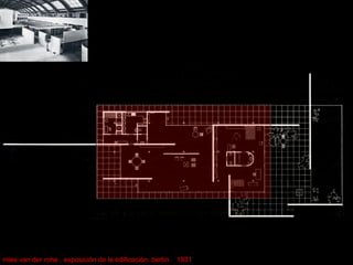 mies van der rohe . exposición de la edificación, berlín.  1931 