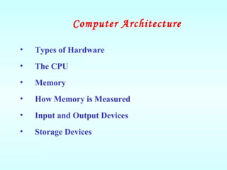 1-Von Neumann architecture, programs, assembly language, high level programming languages.pptx