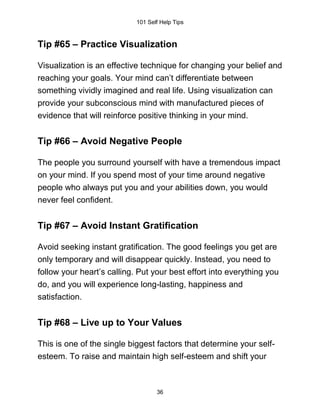 101 self-help tips
