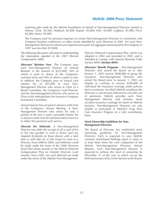 metlife Proxy Statement2008