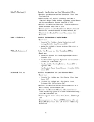 fannie mae  Proxy Statement 2007