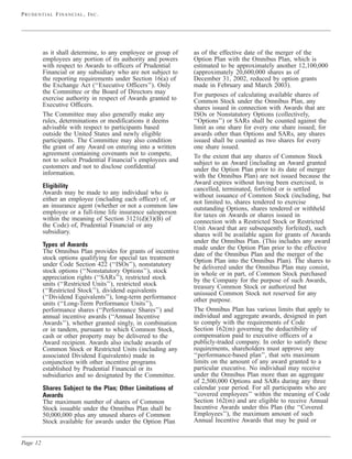  prudential financial  Proxy Statements 2003