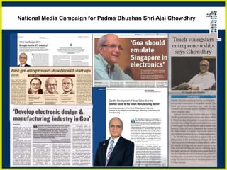 National Media Campaign for Padma Bhushan Shri Ajai Chowdhry
 
