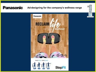 Ad-designing for the company’s wellness range
 