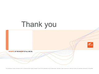 Thank you 
This presentation contains information which is confidential and/or legally privileged. No part of this presentation may be disseminated, distributed, copied, reproduced or relied upon without the expressed authorisation of SingHealth. 
