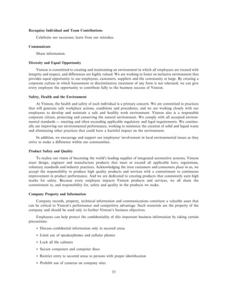 visteon 2003 Proxy Statement