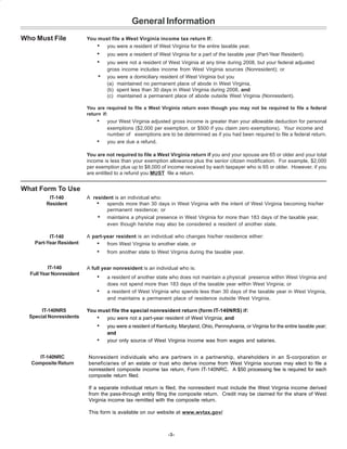 2008 Individual Tax Return Instructions