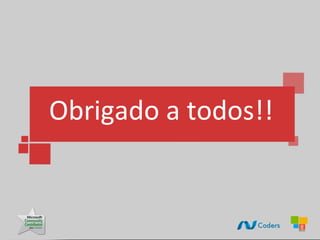 Obrigado a todos!!
 