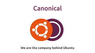 Canonical
We are the company behind Ubuntu
 