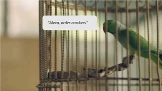 comunicación contemporánea | www.mindgeist.com
”Alexa, order crackers”
 