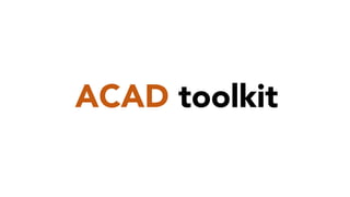 ACAD toolkit
 
