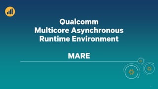 6
Qualcomm
Multicore Asynchronous
Runtime Environment
MARE
 