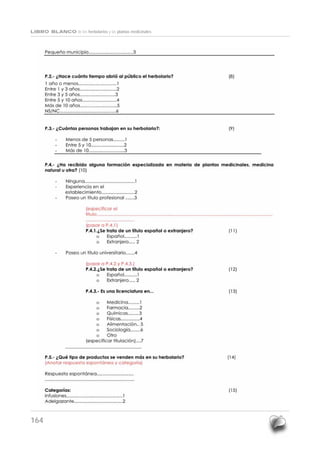 164
LIBRO BLANCO de los herbolarios y las plantas medicinales
LIBRO BLANCO HERBOLARIOS CON PORTADAS PARA PDF 31/1/07 10:24 Página 164
 