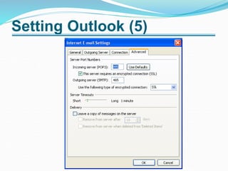 Setting Outlook (5)
 