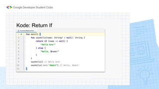 Kode: Return If
 