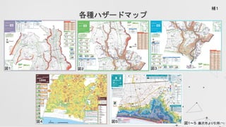 各種ハザードマップ
補１
図1～５：藤沢市より引用（*1）
図1 図２ 図３
図４ 図５
 