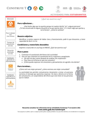 ACTIVIDADES PARA ESTUDIANTES



 