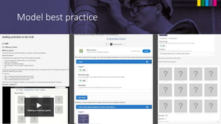 Model best practice
 