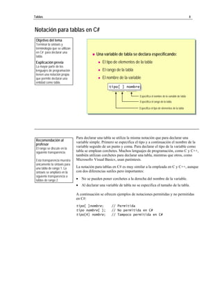 6.  Tablas