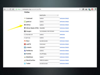 (Ab)Using the MetaCPAN API for Fun and Profit