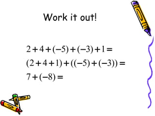 Work it out! 