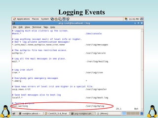 Logging Events
 