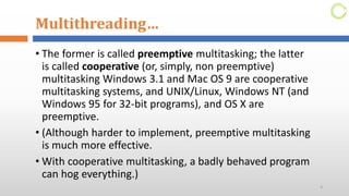 Multi Threading Concept (Advanced programming)