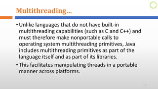 Multi Threading Concept (Advanced programming)