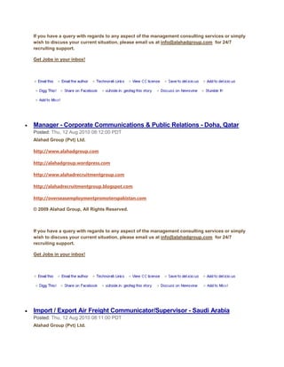 Recruitment Agencies in Pakistan, Employment Agencies Pakistan, Manpower Agencies Pakistan, Staffing Agencies Pakistan