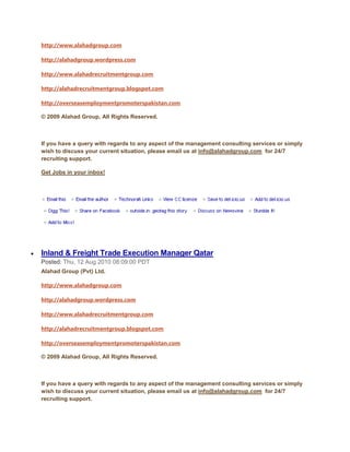 Recruitment Agencies in Pakistan, Employment Agencies Pakistan, Manpower Agencies Pakistan, Staffing Agencies Pakistan