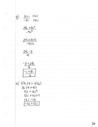 Alg 2 midterm review key