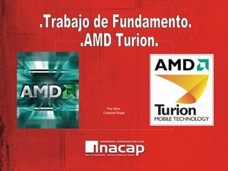 Paz Silva  Cristóbal Rojas .Trabajo de Fundamento. .AMD Turion. 