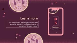You can replace the image on the screen
with your own work. Just right-click on it
and select “Replace image”
Learn more
 