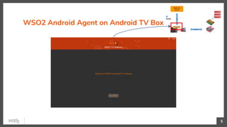 WSO2 Android Agent on Android TV Box
5
 