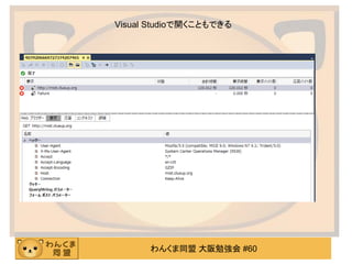 わんくま同盟 大阪勉強会 #60
Visual Studioで開くこともできる
 