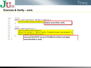 Exercise & Verify – cont. 