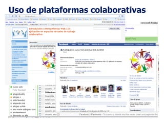 Uso de plataformas colaborativas
 