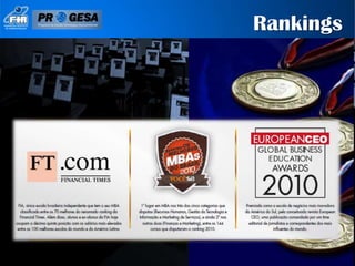 Rankings
 