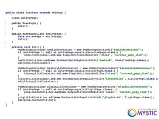 Architecting Applications Using Apache Wicket   Java2 Days 2009